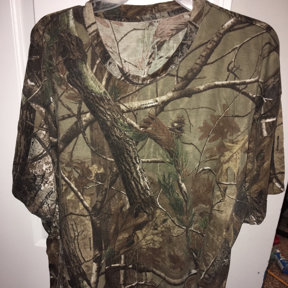 Camouflage shortsleeved shirt